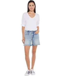 NYDJ 7" Shaker Shorts in Skylar