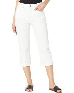 NYDJ Thigh Shaper Crop Jeans in Optic White