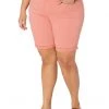 NYDJ Plus Size Plus Size Ella Shorts w/ 1" Cuff in Terra Cotta