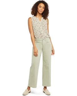 NYDJ Teresa Wide Leg Ankle in Bamboo | Jeans