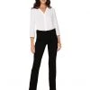 NYDJ Petite Petite Marilyn Straight in Black | Jeans