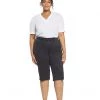 NYDJ Plus Size Plus Size Kristie 80s Bermuda in Trinity | Jeans