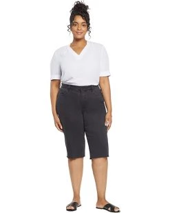 NYDJ Plus Size Plus Size Kristie 80s Bermuda in Trinity | Jeans