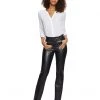 NYDJ Marilyn Straight Jeans in Black