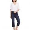 NYDJ Petite Petite High-Rise Thigh Shaper Straight Crop in Rapture | Jeans