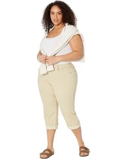 NYDJ Plus Size Plus Size Marilyn Crop Cuff in Butter | Jeans -Cheap NYDJ Store 61axTY0jL. AC SR736920
