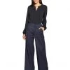 NYDJ High-Rise Mona Wide Leg Trousers in Lightweight Rinse | Jeans