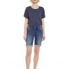 NYDJ Ella Shorts w/ 1" Cuff in Bluewell