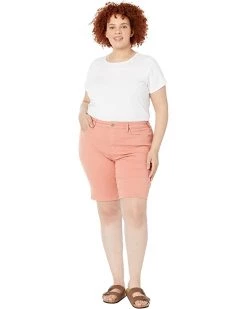 NYDJ Plus Size Plus Size Briella Shorts in Terra Cotta -Cheap NYDJ Store 61m5TxhzTlL. AC SR736920