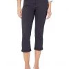 NYDJ Chloe Capris 1" Cuff in Dark Rinse | Jeans