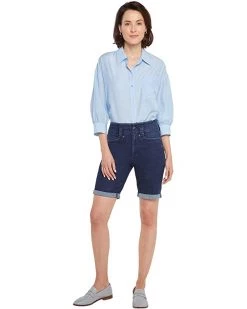 NYDJ High-Rise Ella Shorts w/ Binding Detail -Cheap NYDJ Store 61ouN0f0l4L. AC SR736920