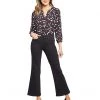 NYDJ Waist Match Relaxed Flare in Black Rinse | Jeans