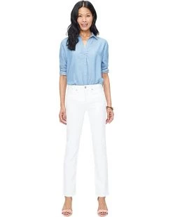 NYDJ Sheri Slim in Optic White | Jeans