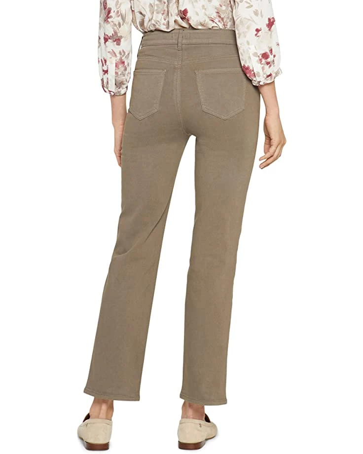 NYDJ The High Straight Button Fly in Ripe Olive | Jeans 2 NYDJ The High Straight Button Fly in Ripe Olive | Jeans - Image 2