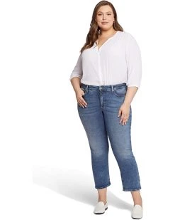 NYDJ Plus Size Plus Size Marilyn Straight Ankle in Loire | Jeans
