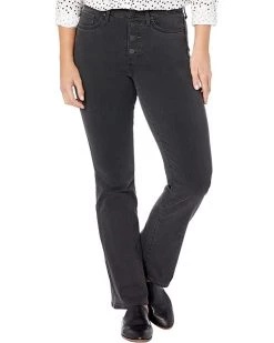 NYDJ Petite Petite High-Rise Barbara Bootcut w/ Button Fly in Sierra | Jeans