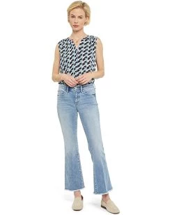 NYDJ Ava Daring Ankle Flare Fray Hems in Quinta | Jeans