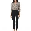 NYDJ High-Rise Ami Skinny Jeans in Black