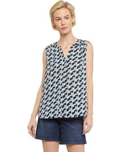 NYDJ Sleeveless Pintuck Pleat Back | Shirts & Tops