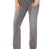 NYDJ Petite Petite High-Rise Marilyn Straight Hollywood Waistband in Smokey Mountain | Jeans
