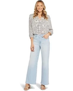NYDJ High-Rise Teresa Wide Leg in Dunes | Jeans