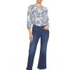 NYDJ Waist Match Relaxed Flare in Underground | Jeans