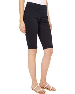 NYDJ Pull-On 12.5" Denim Bermuda Shorts in Black -Cheap NYDJ Store 71FPc2gh9L. AC SR736920