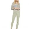 NYDJ Alina Leggings Ankle Raw Hem in Bamboo | Jeans