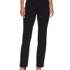 NYDJ Petite Petite Marilyn Straight in Black | Pants