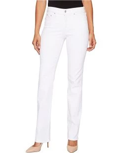 NYDJ Marilyn Straight in Optic White | Jeans