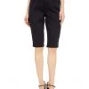 NYDJ Knee Length Denim Capris in Black | Shorts