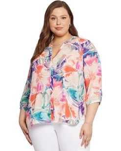 NYDJ Plus Size Plus Size Pintuck Blouse | Shirts & Tops -Cheap NYDJ Store 71V8yPg 1L. AC SR736920