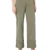 NYDJ Teresa Wide Leg Wide Cuff in Ripe Olive | Jeans
