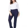 NYDJ Plus Size Marilyn Straight in Rinse | Jeans