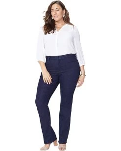 NYDJ Plus Size Marilyn Straight in Rinse | Jeans