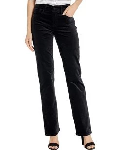 NYDJ Marilyn Straight in Black | Jeans