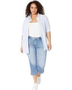 NYDJ Plus Size Plus Size Chloe Capris Double Needle Slits in Quinta | Jeans -Cheap NYDJ Store 71noa02YGPL. AC SR736920