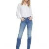 NYDJ High-Rise Marilyn Straight Jeans in Calloway