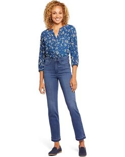 NYDJ The High Straight Released Hem in Rendezvous | Jeans