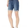 NYDJ Petite Petite Ella Shorts w/ 1" Cuff in Bluewell