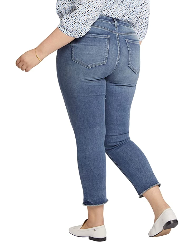 NYDJ Plus Size Plus Size Sheri Ankle Fray Hem in Rockie | Jeans 2 NYDJ Plus Size Plus Size Sheri Ankle Fray Hem in Rockie | Jeans - Image 2