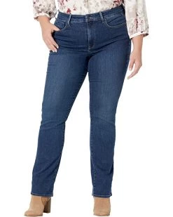 NYDJ Plus Size Plus Size Marilyn Straight in Crockett | Jeans
