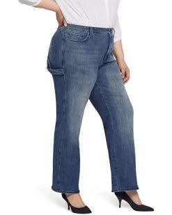 NYDJ Plus Size Plus Size High-Rise Teresa Wide Leg Utility in Caliente | Jeans -Cheap NYDJ Store 81VXmVe3XxL. AC SR736920