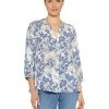 NYDJ Blouse w/ Pleated Back | Shirts & Tops