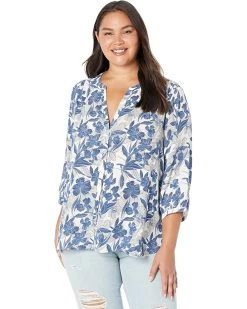 NYDJ Plus Size Plus Size Pintuck Blouse | Shirts & Tops
